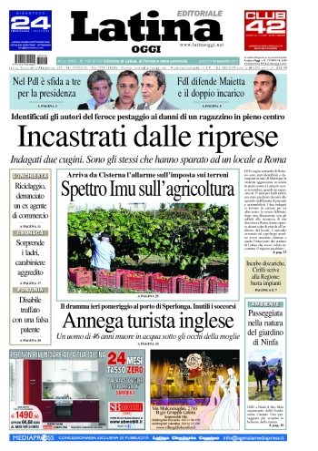 LatinaOggi - Prima Pagina